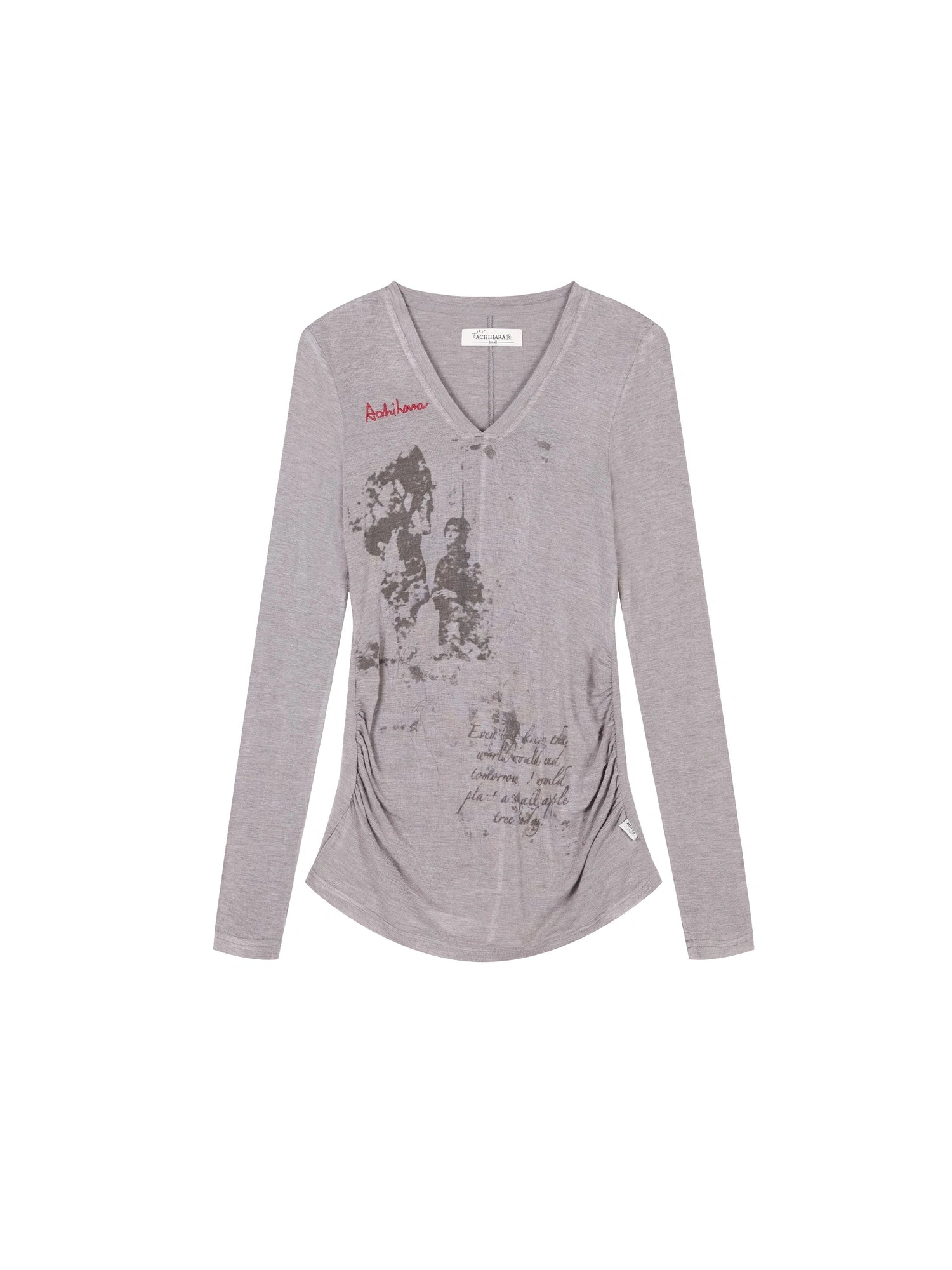 Apple Tree Twist T-Shirt Lightweight Long Sleeve Sun Protection Top