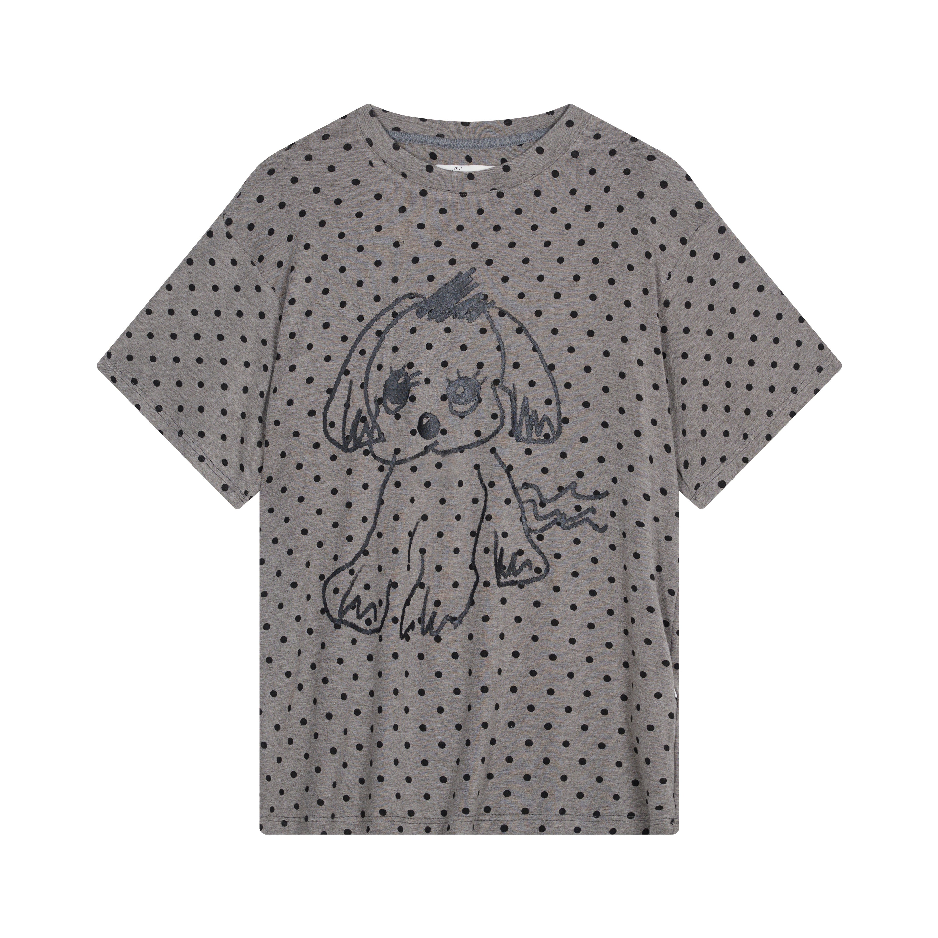 Achihara Toee Graphic Print Relaxed Fit Knit T Shirt
