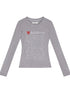 Spring Idiom Print Long Sleeve Tee