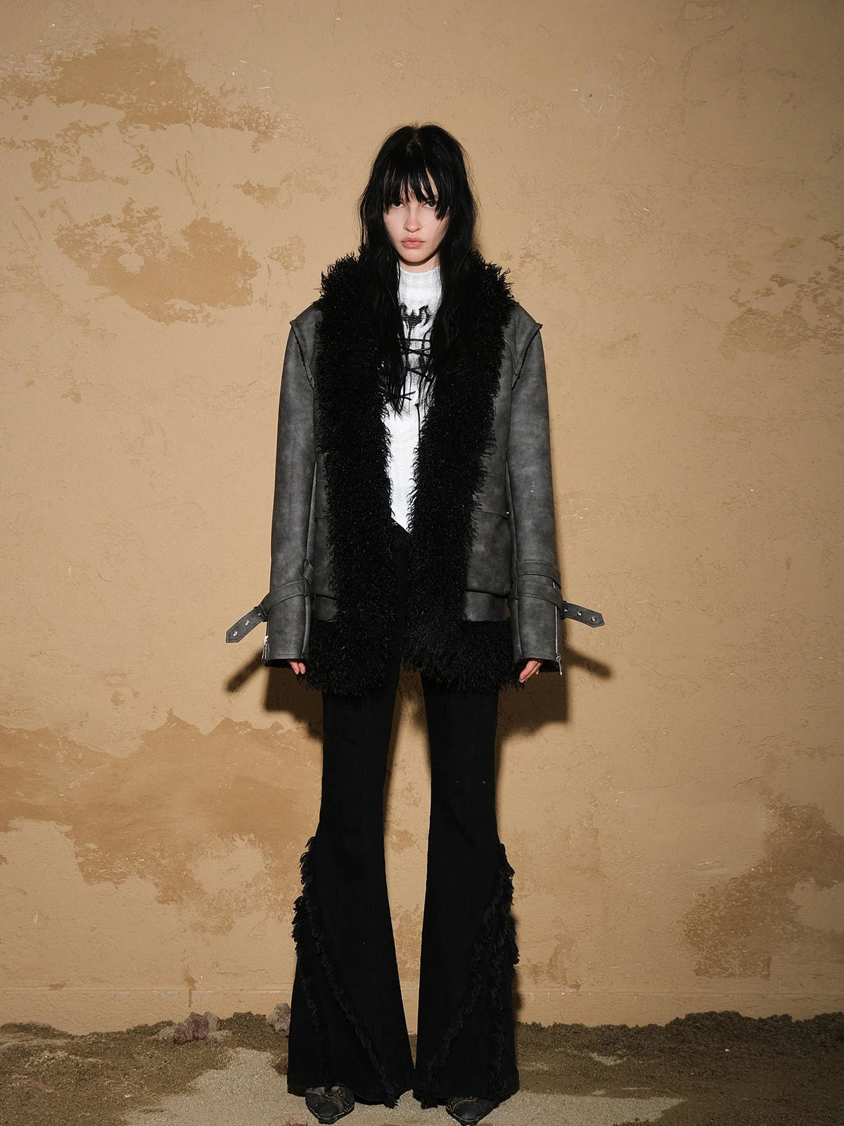 Astro Patchwork Leather Jacket