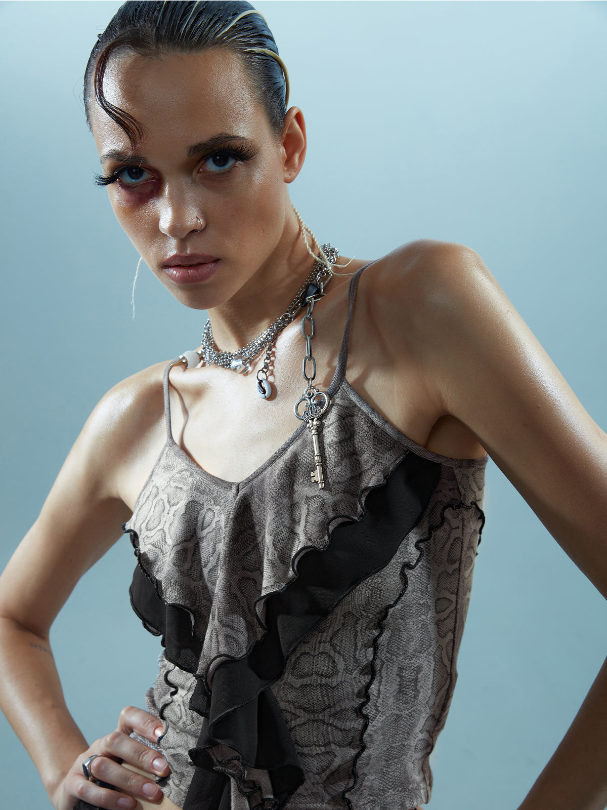 NN NORTH NODE Piscean Loom Ethereal Threads Serpentine Camisole