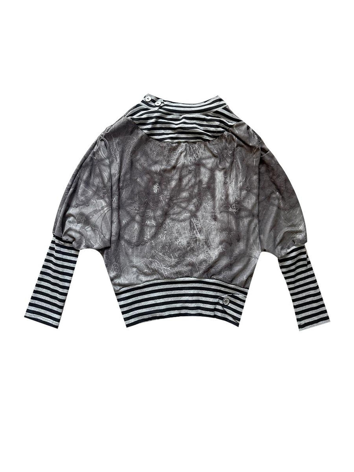 HEMOGLOBIN Striped Print Knit Women&