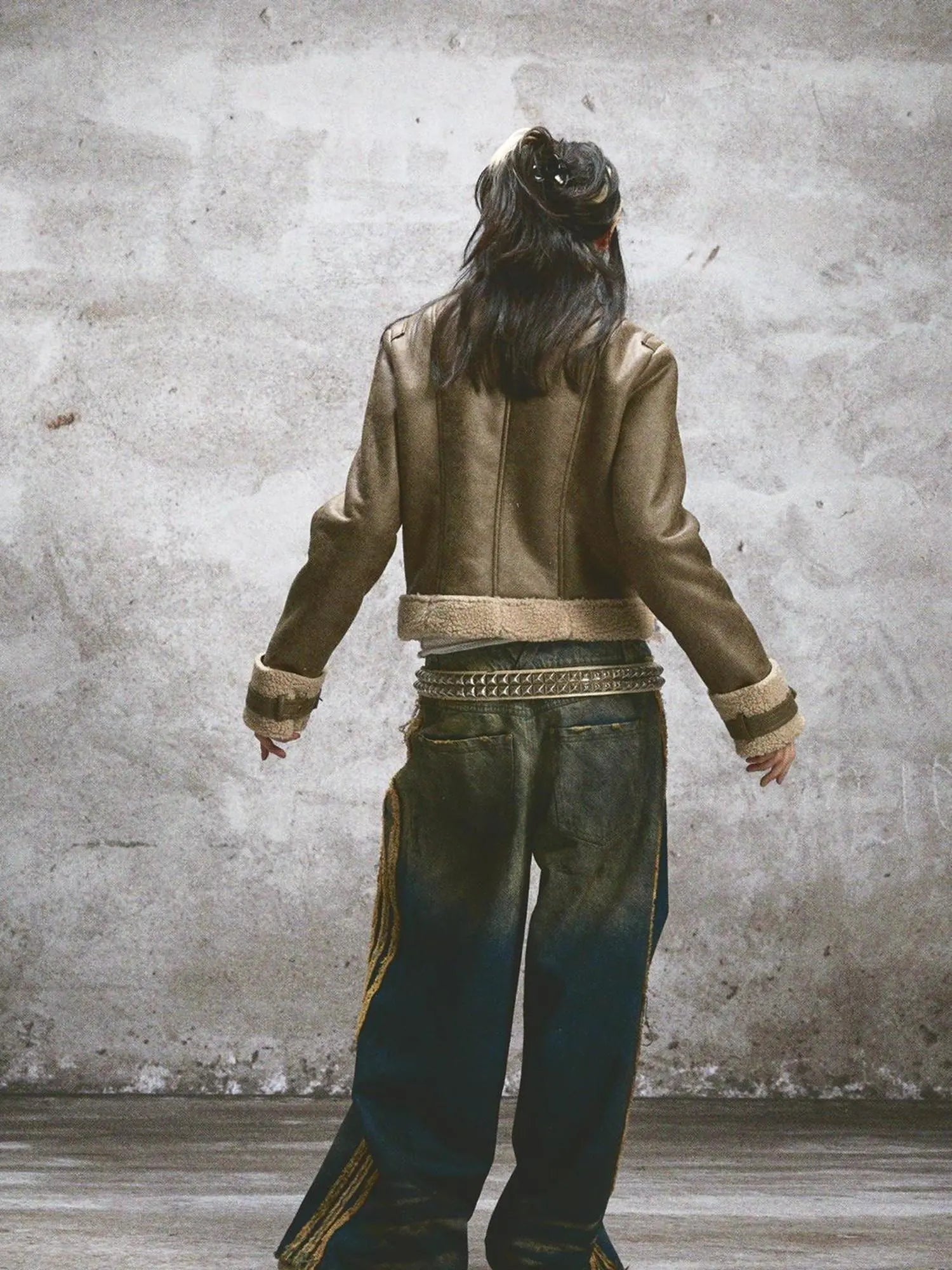 Heavy Duty Fur Lined Warm Stand Collar Thickened Jacket