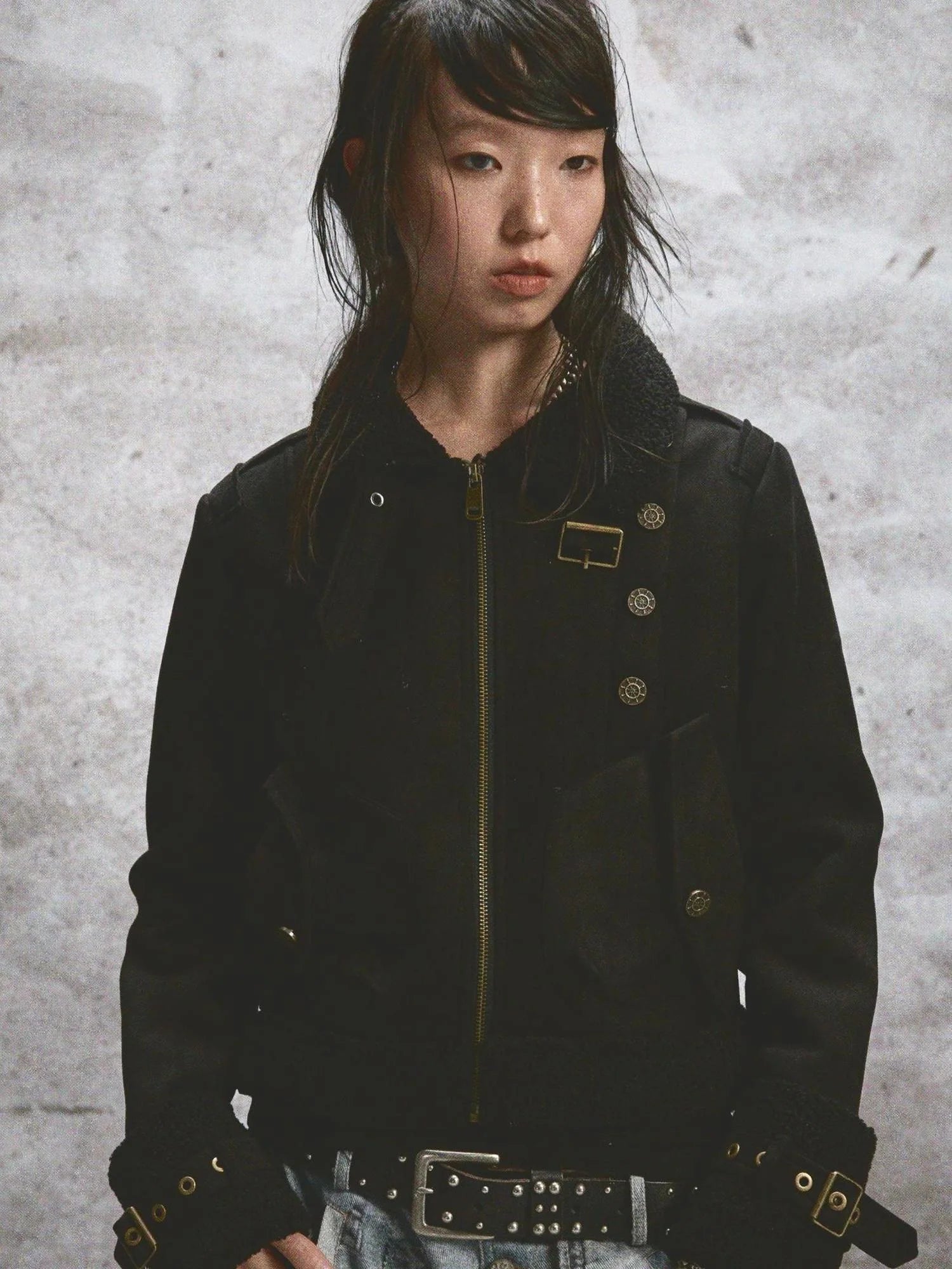 Heavy Duty Fur Lined Warm Stand Collar Thickened Jacket