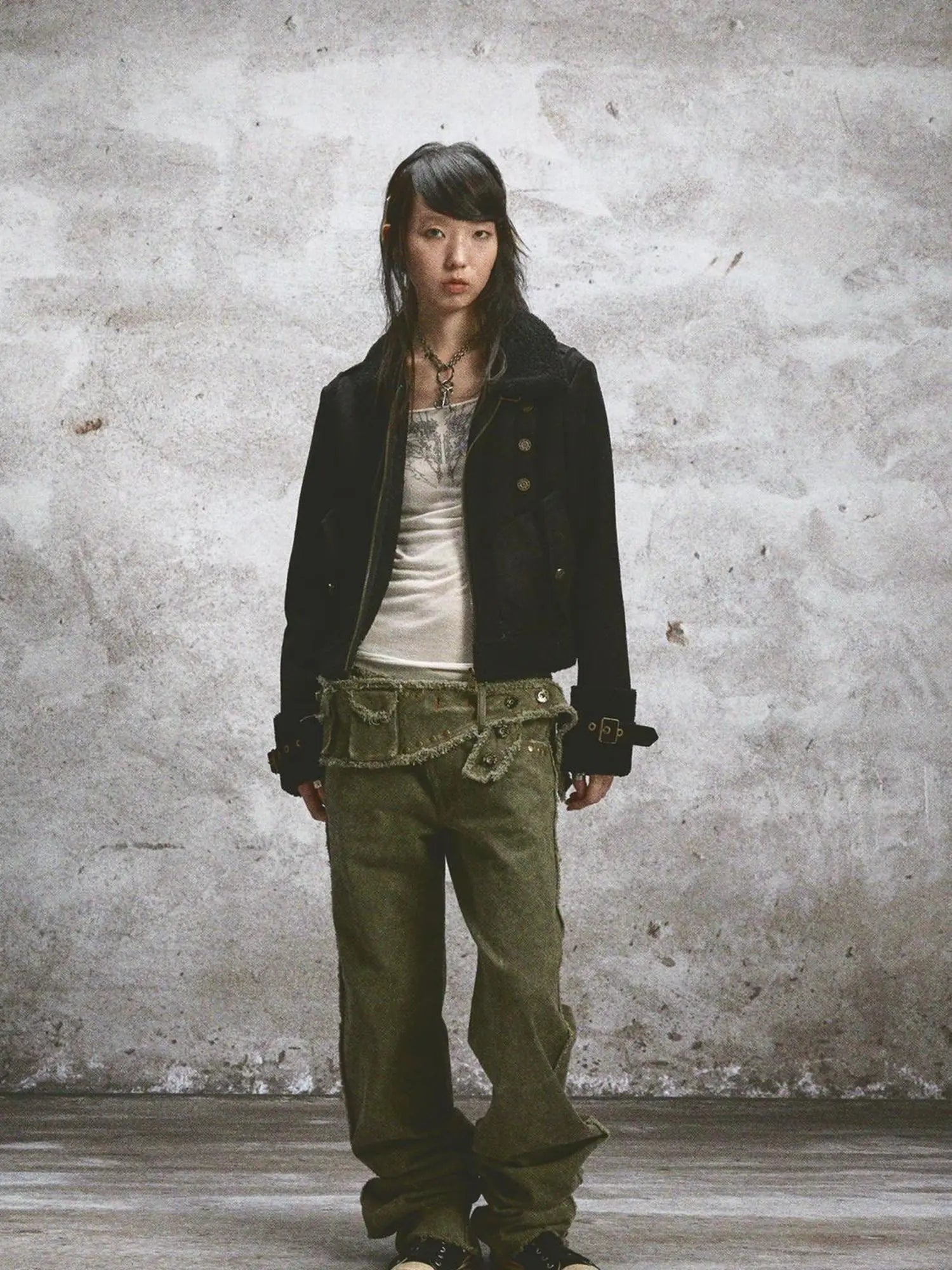 Heavy Duty Fur Lined Warm Stand Collar Thickened Jacket