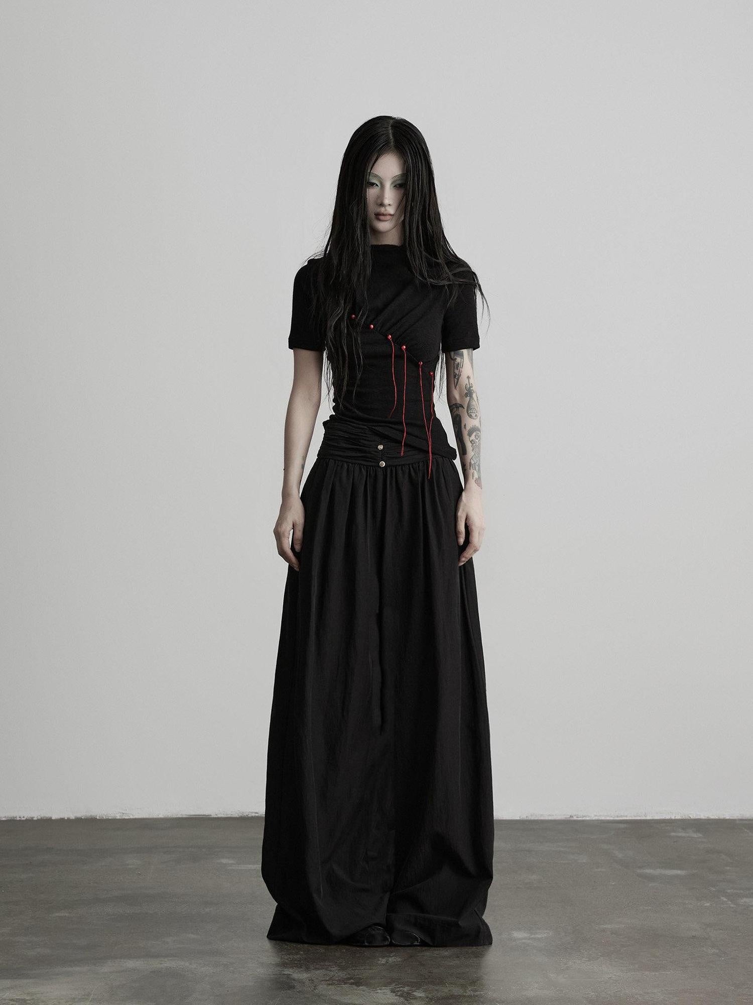 INDULGE Breathable Cotton Linen Zipper Pockets Natural Waist Casual Women Wide-Leg Pants