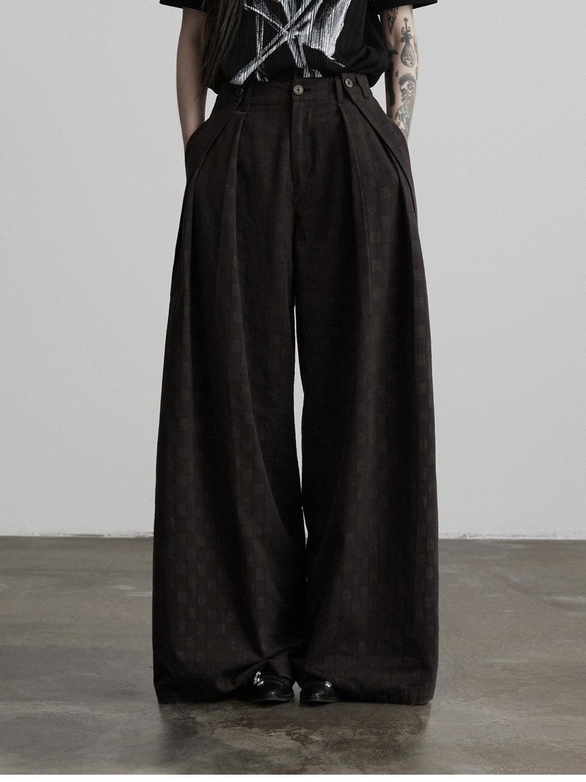 INDULGE Dark Plaid Pockets Sculpted Cut Women&