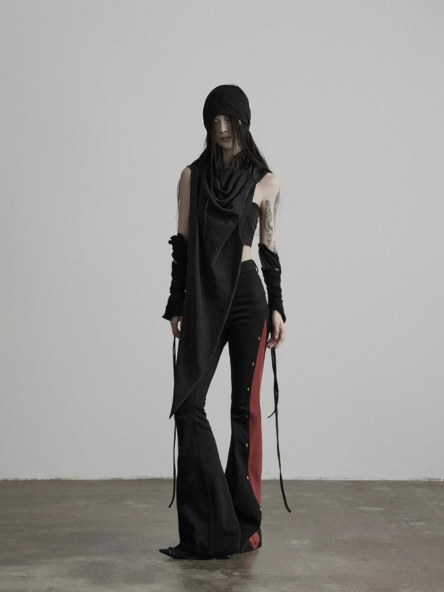 INDULGE Decorative Rectangular Shawl Unisex One Size Solid Black Overshirts