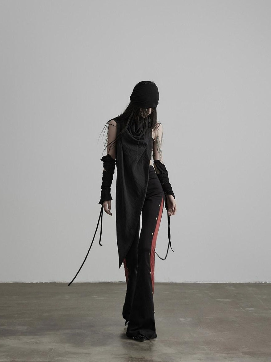 INDULGE Decorative Rectangular Shawl Unisex One Size Solid Black Overshirts