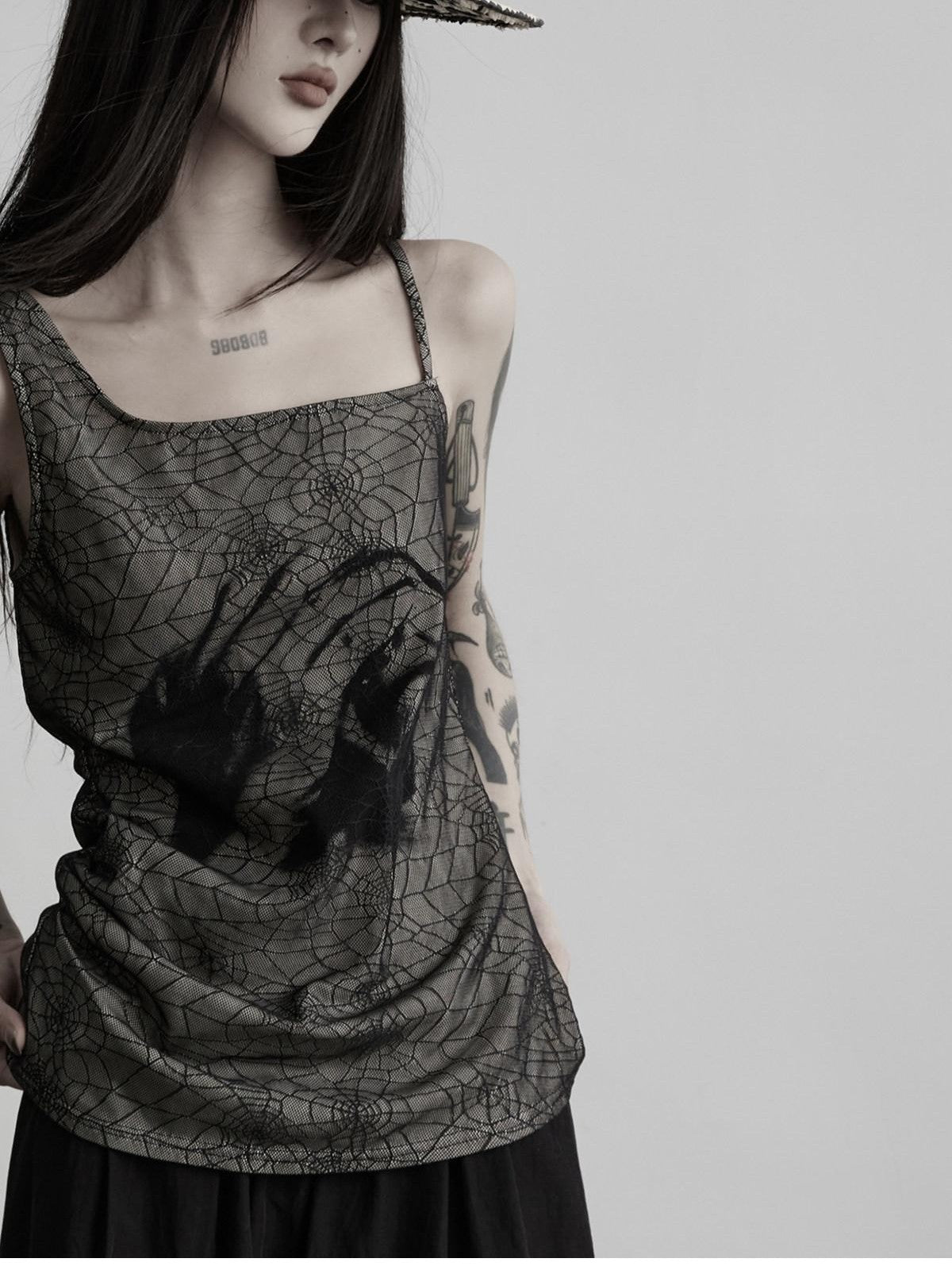 INDULGE Lightweight Spiderweb Print Women&