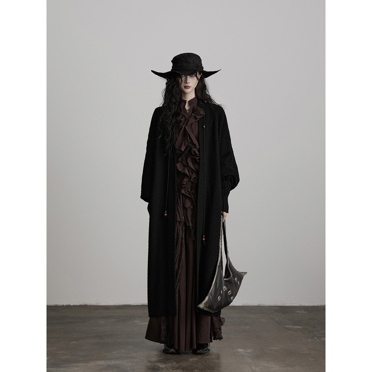 INDULGE Shape Retaining Oversized Knit Tie Front Longline Cardigan Women Casual Jackets