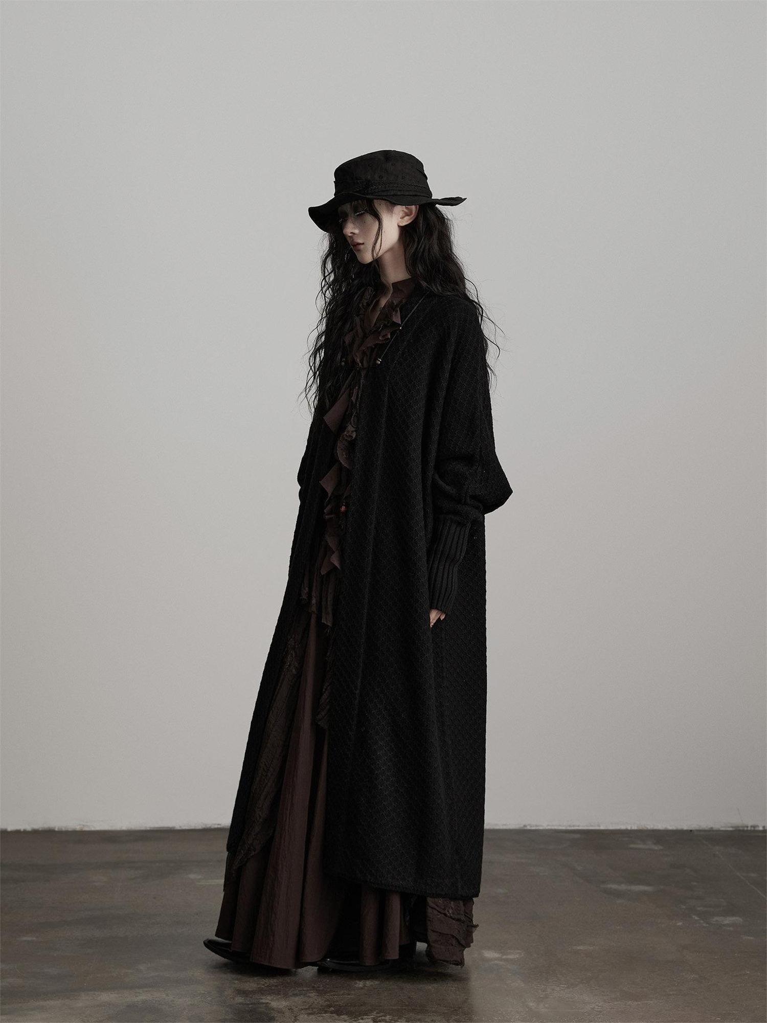 INDULGE Shape Retaining Oversized Knit Tie Front Longline Cardigan Women Casual Jackets
