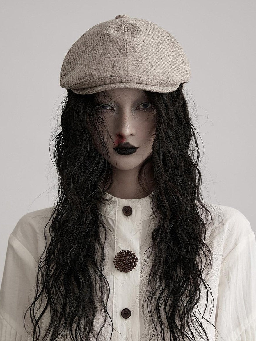 INDULGE Shape Retaining Vintage Loose Drawstring Women Tencel Cotton Puff-Sleeve Blouses