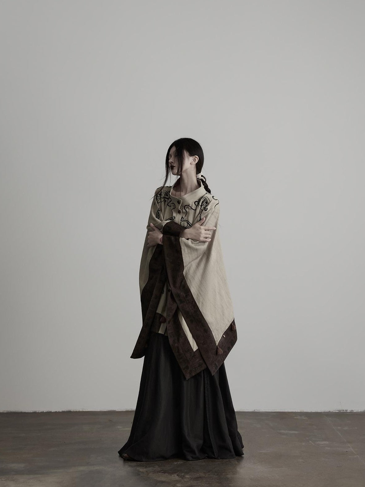 INDULGE Tribal Embroidered Two Way Oversized Women&