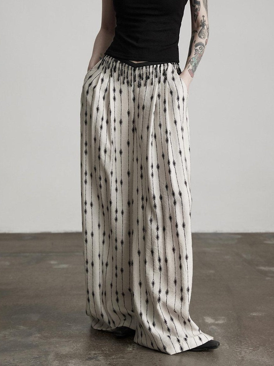 INDULGE Wrinkle Free Minimal Wide Leg Sculpted Tailoring Womens Viscose Chinos