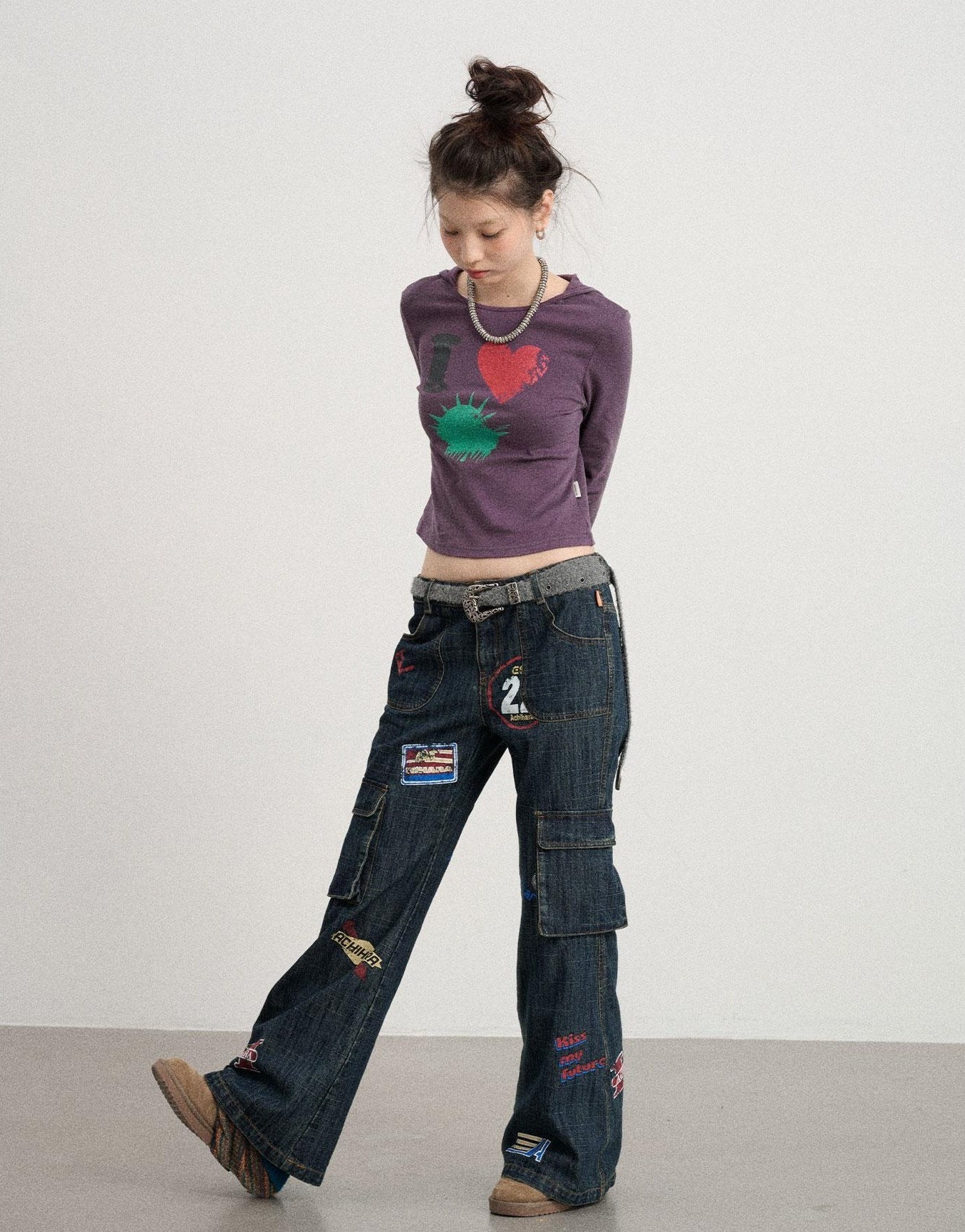 Achihara I Love Jellyfish Slim Fit Tee
