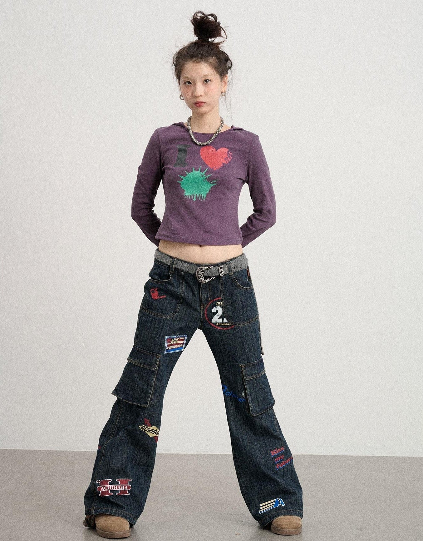 Achihara I Love Jellyfish Slim Fit Tee