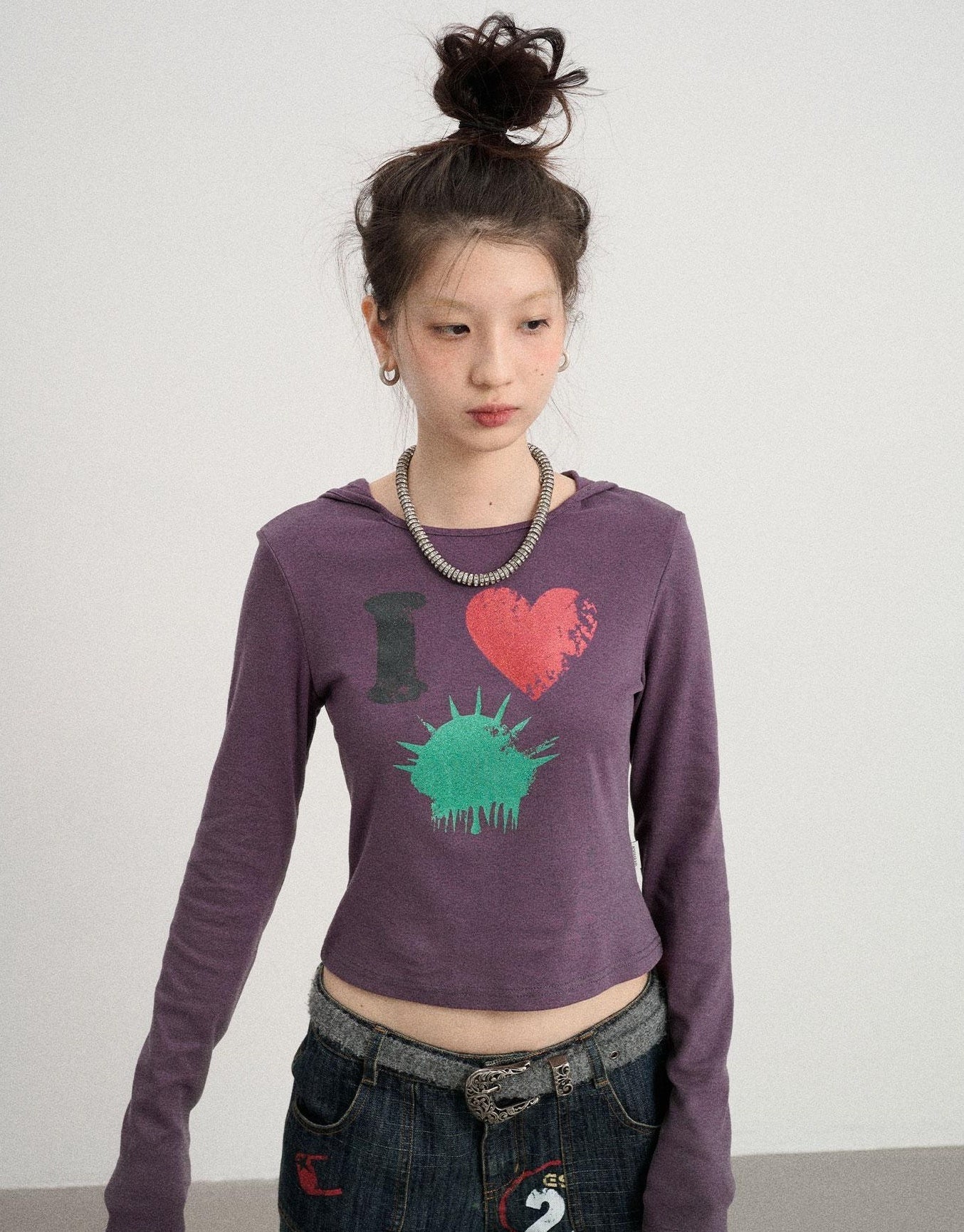 Achihara I Love Jellyfish Slim Fit Tee