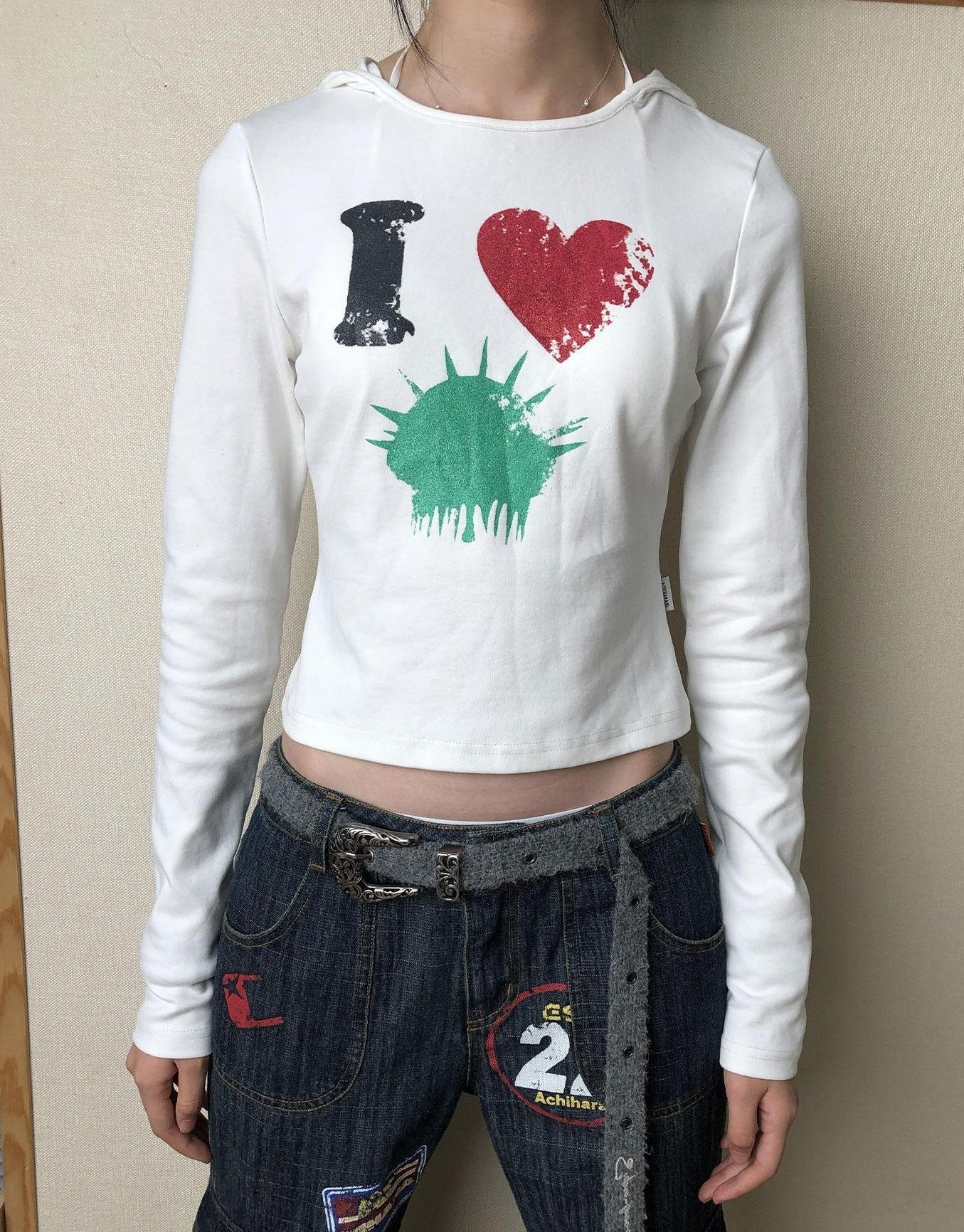 Achihara I Love Jellyfish Slim Fit Tee
