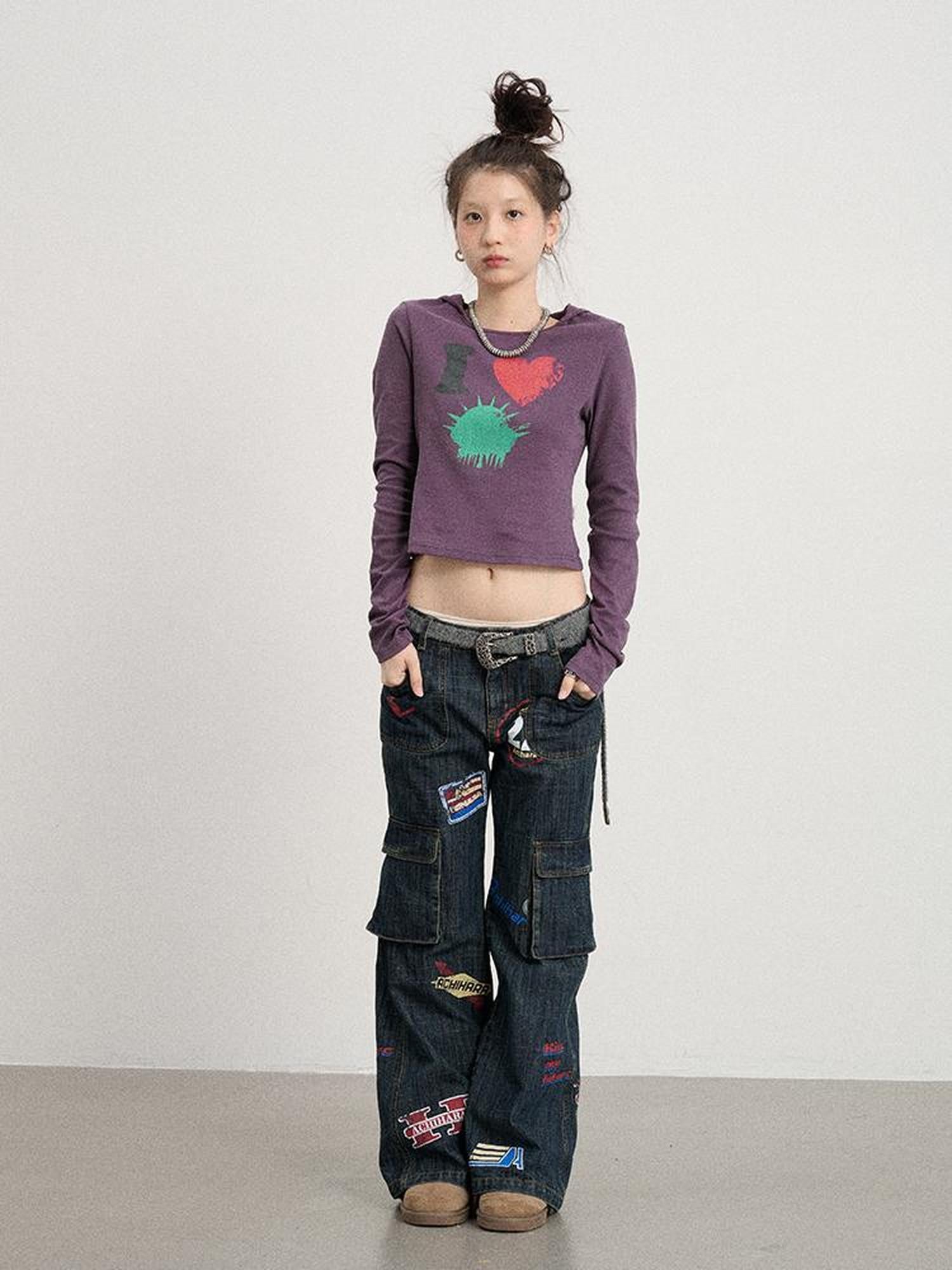 Achihara I Love Jellyfish Slim Fit Tee