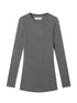 Smoothie Ice Knit Tee V Neck T Shirt Long Sleeve