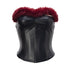 JYOSEI_Angora_Fishbone_Bustier_Top_With_Red_And_Black_Fur_Trim_MISSTT
