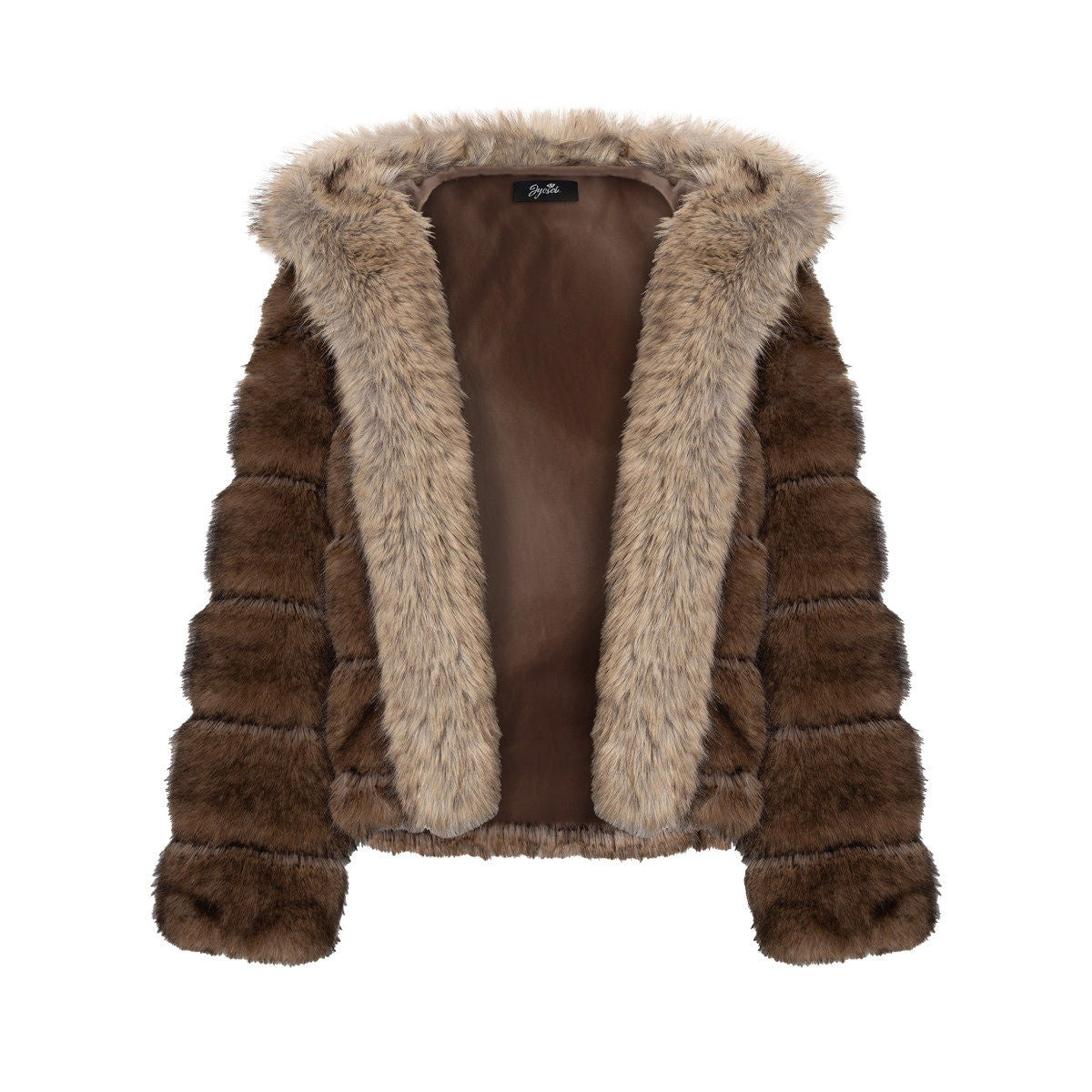 JYOSEI_Cozy_Hooded_Colorblock_Faux_Fur_Trim_Oversized_Womens_Brown_Puffer_Jacket_MISSTT