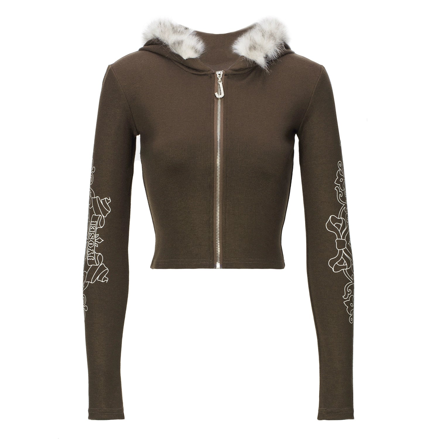 JYOSEI_J_Y_O_S_E_I_Knit_Crop_Top_With_Print_Faux_Fur_Hood_Flared_Pants_Set_MISSTT