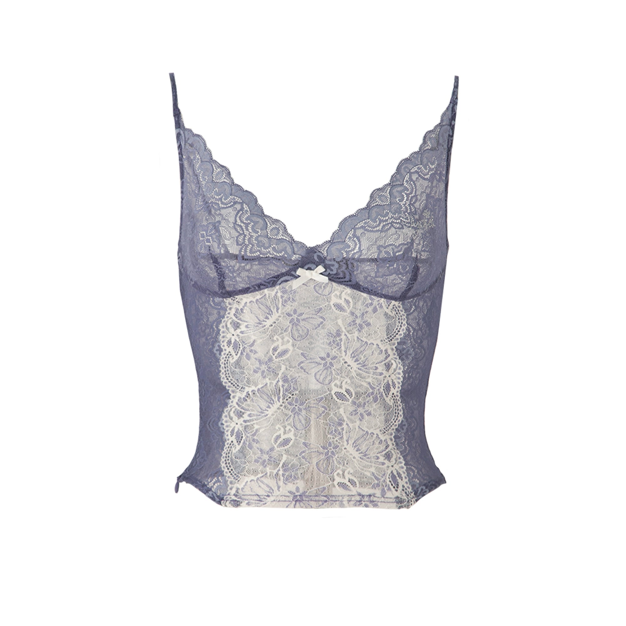 JYOSEI_Lace_Trimmed_Purple_White_Color_Block_Slim_Fit_Camisole_Top_MISSTT