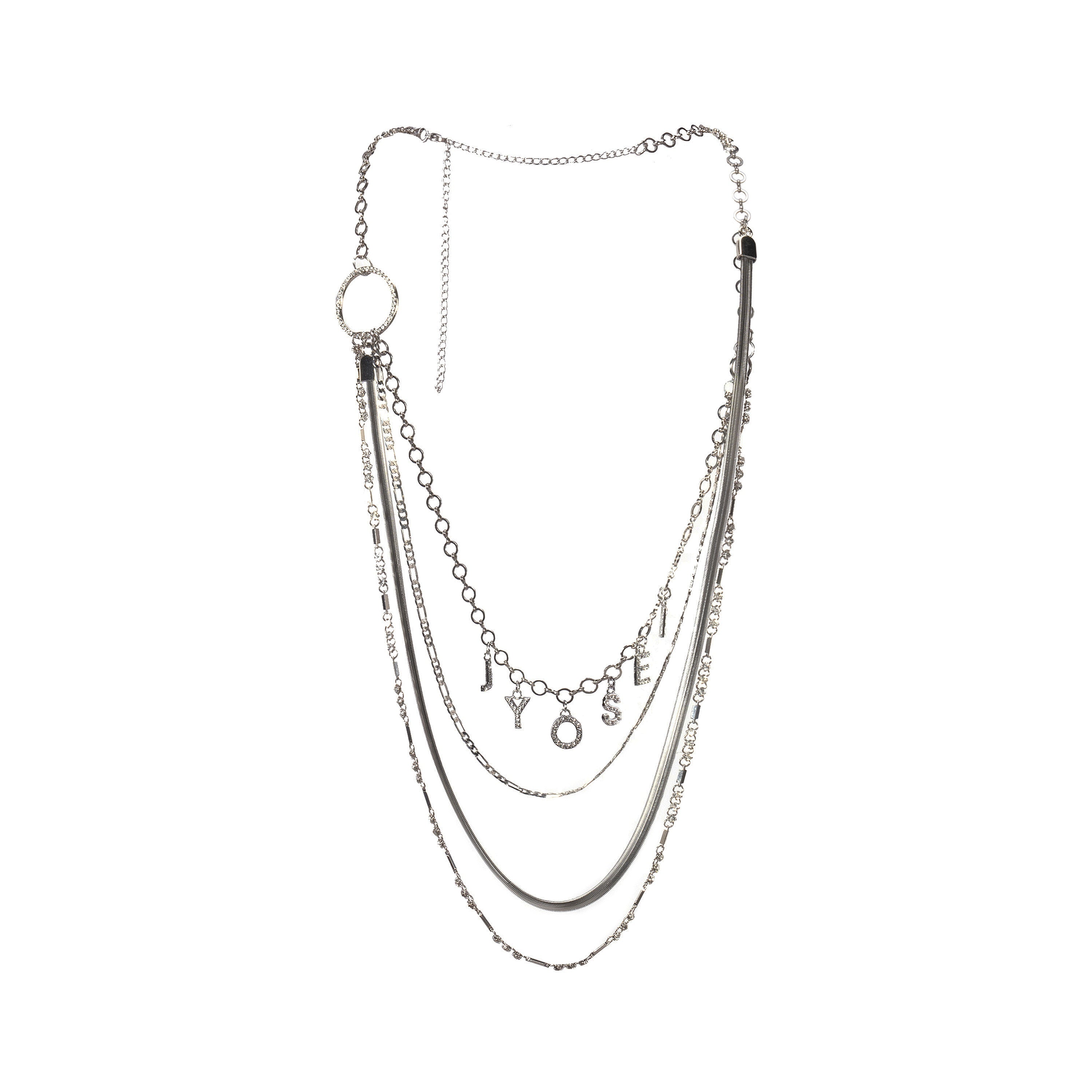 JYOSEI_Layered_One_Sided_Rhinestone_Circle_Women&