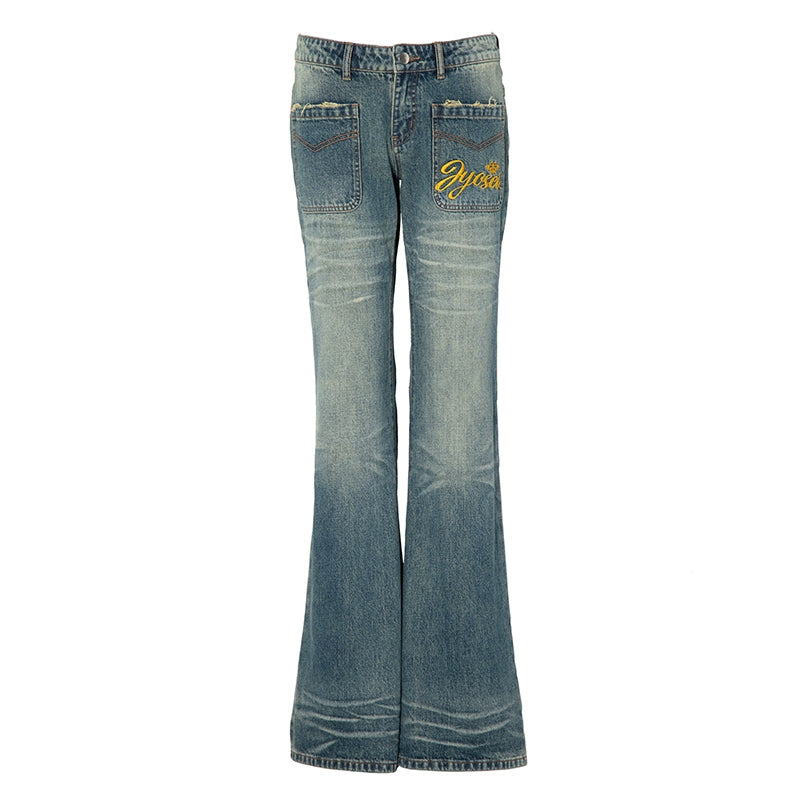 JYOSEI_Low_Waist_Flared_Jeans_Vintage_Washed_Wide_Leg_Trousers_MISSTT