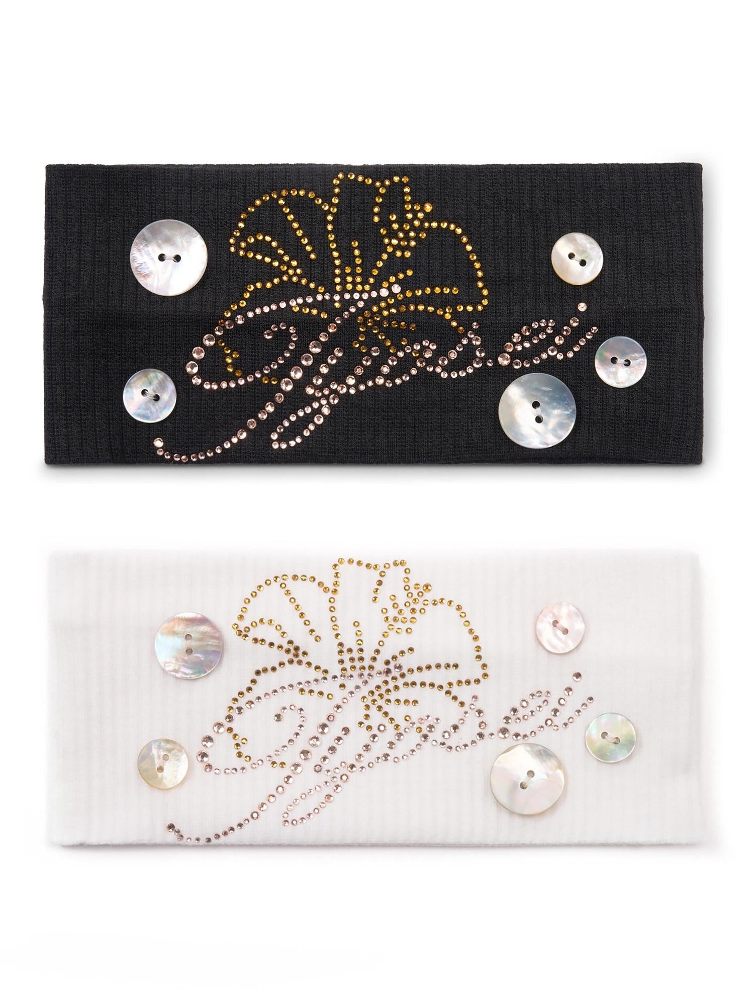 JYOSEI Mother Of Pearl Button Rhinestone Ocean Women&