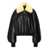 JYOSEI_Pu_Puffer_Jacket_With_Detachable_Goose_Yellow_Faux_Fur_Collar_MISSTT