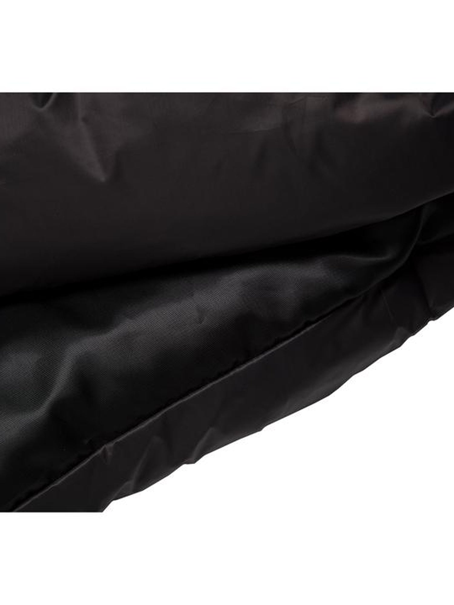 JYOSEI Short Waist Defining Black Puffer Jacket with Fixed Fur Hood