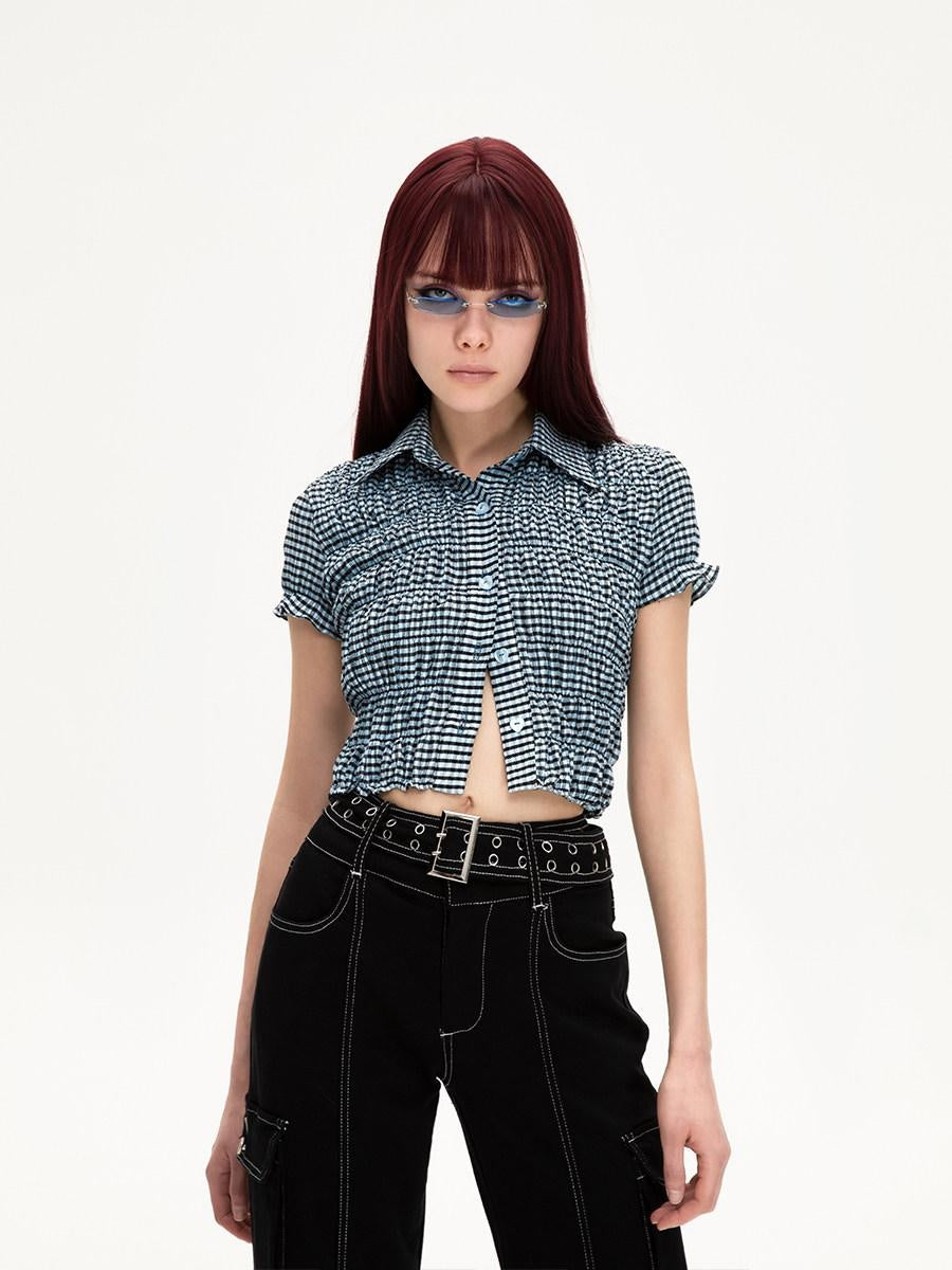 JYOSEI Three Piece Pink Blue Crop T Shirt And Skirt Set Women Casual Polyester Suits