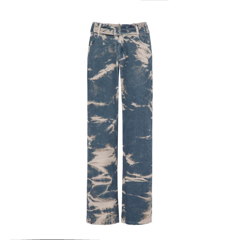 JYOSEI_Tie_Dyed_Corduroy_Straight_Leg_Pants_In_Washed_Blue_White_MISSTT