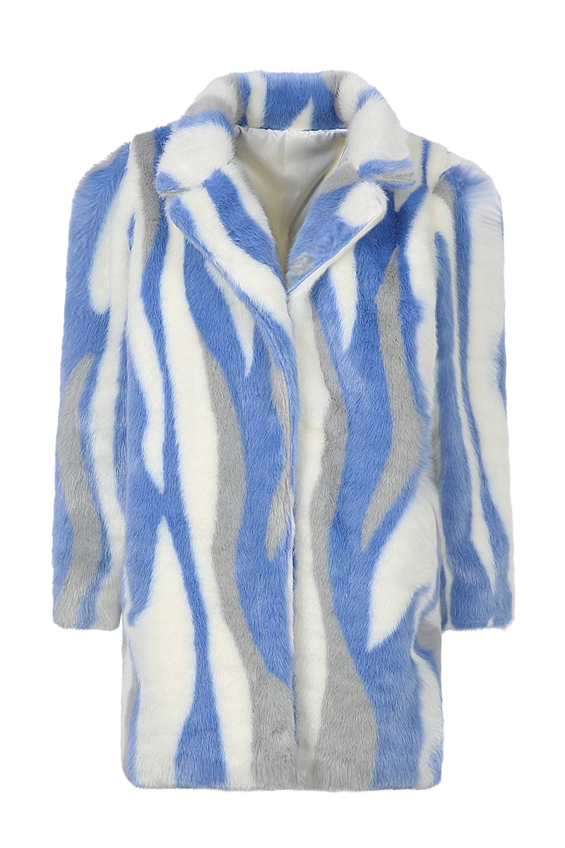JYOSEI_Vintage_Blue_White_Stripe_Faux_Mink_Long_Coat_MISSTT