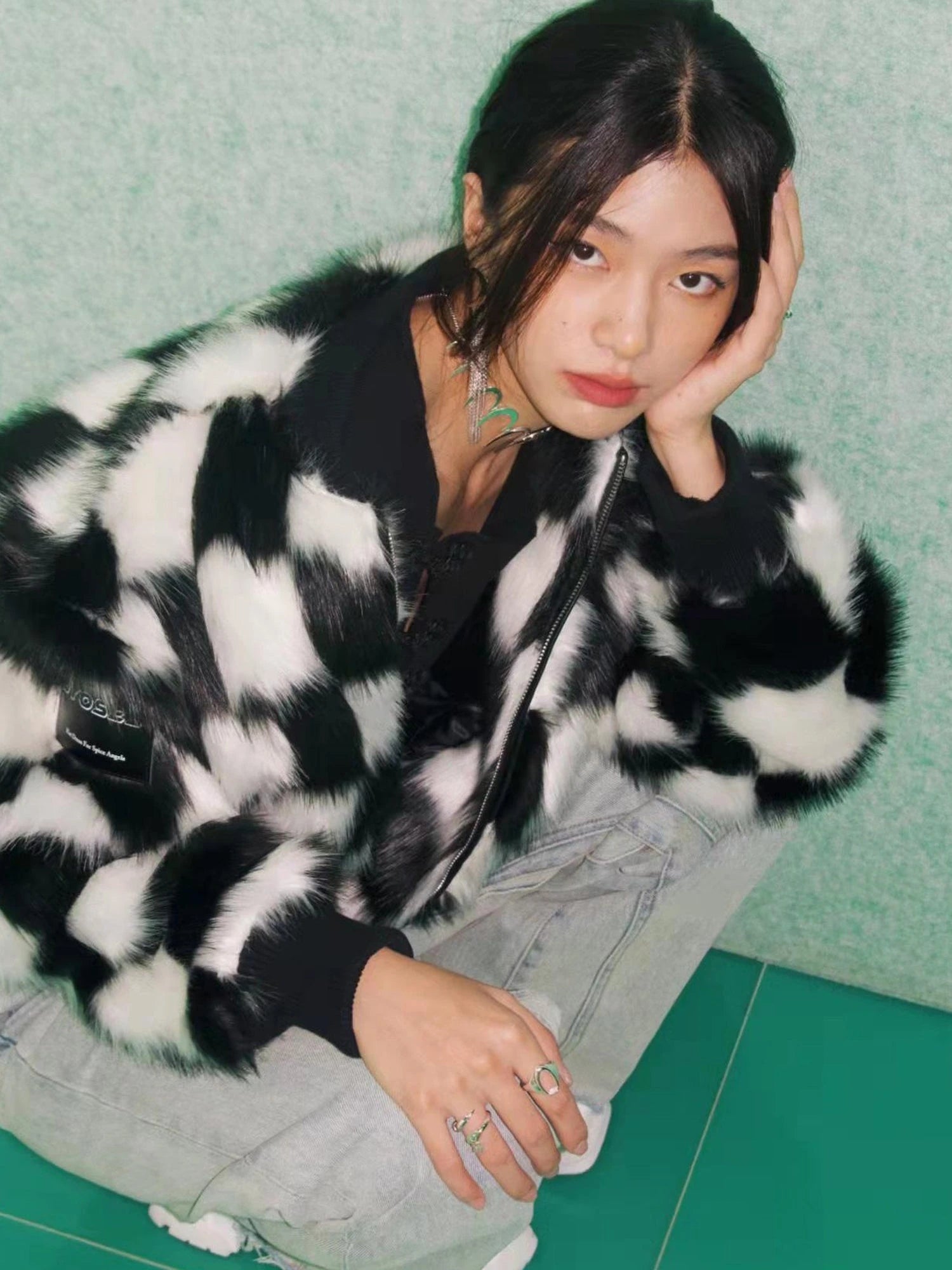 Vintage Light Blue High Waisted Wide Leg Denim Pants