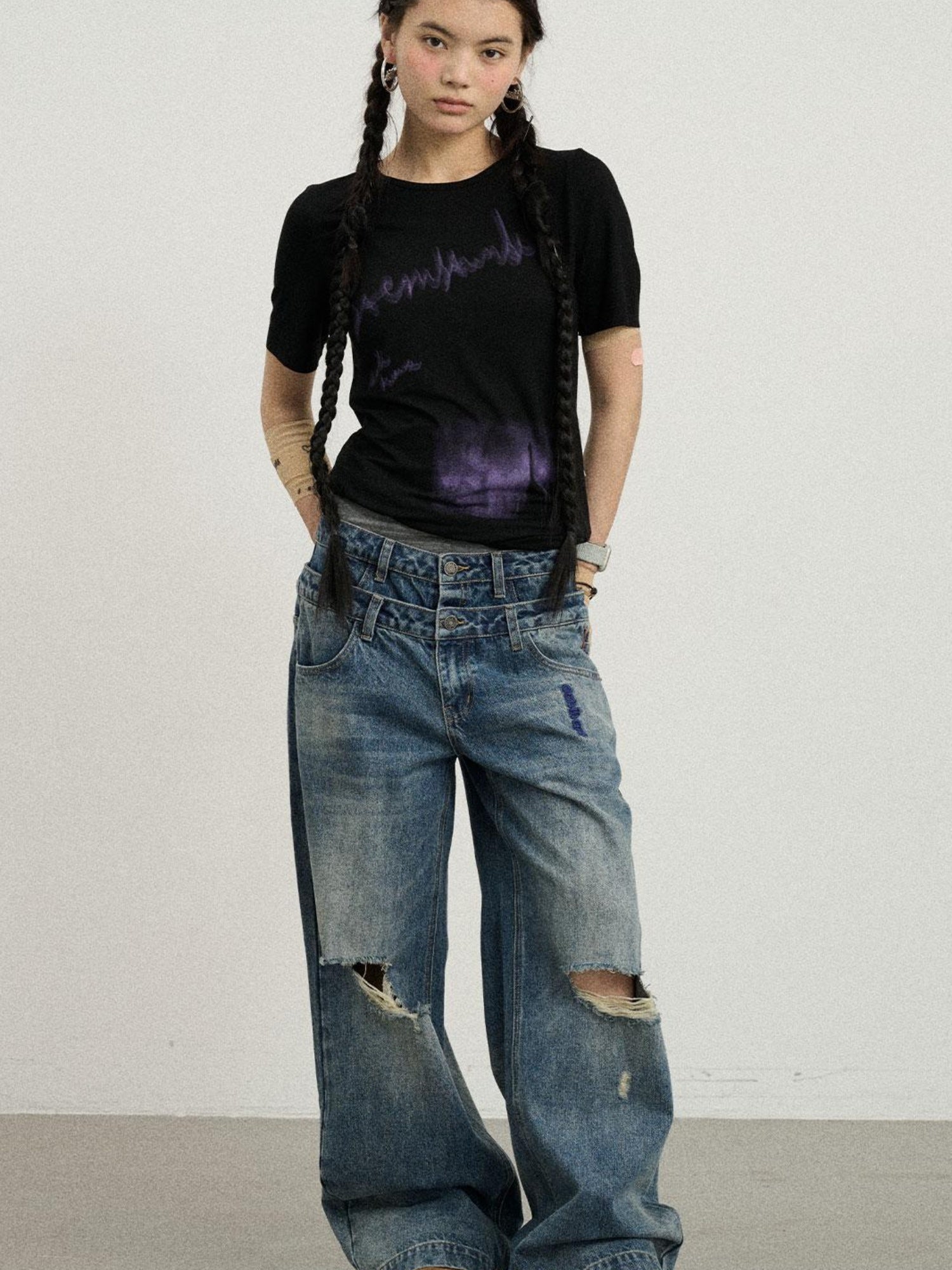 Achihara Jelly Print Graphic T-Shirt
