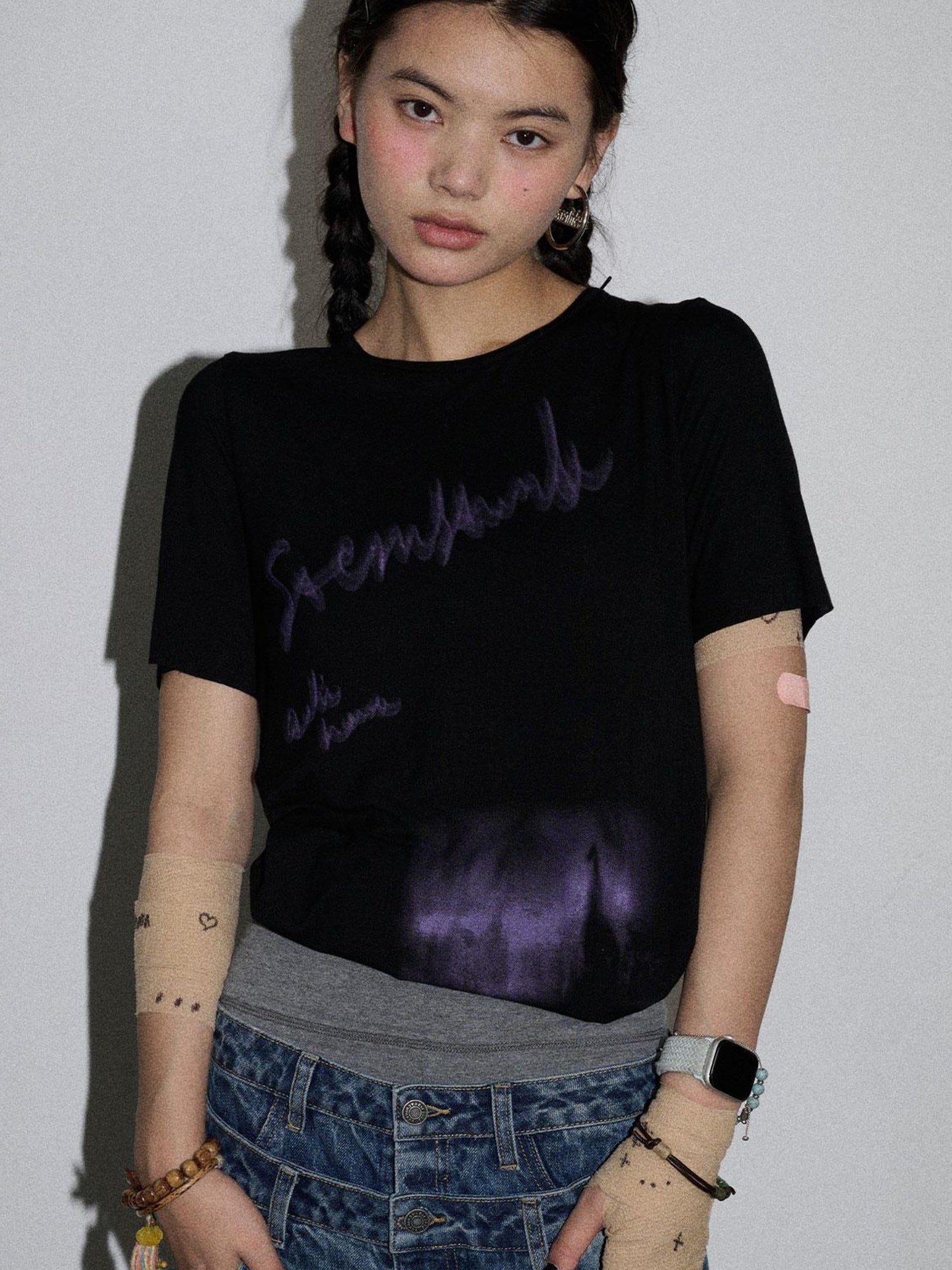 Achihara Jelly Print Graphic T-Shirt