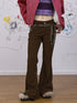 Autumn Wide Leg Corduroy Pants
