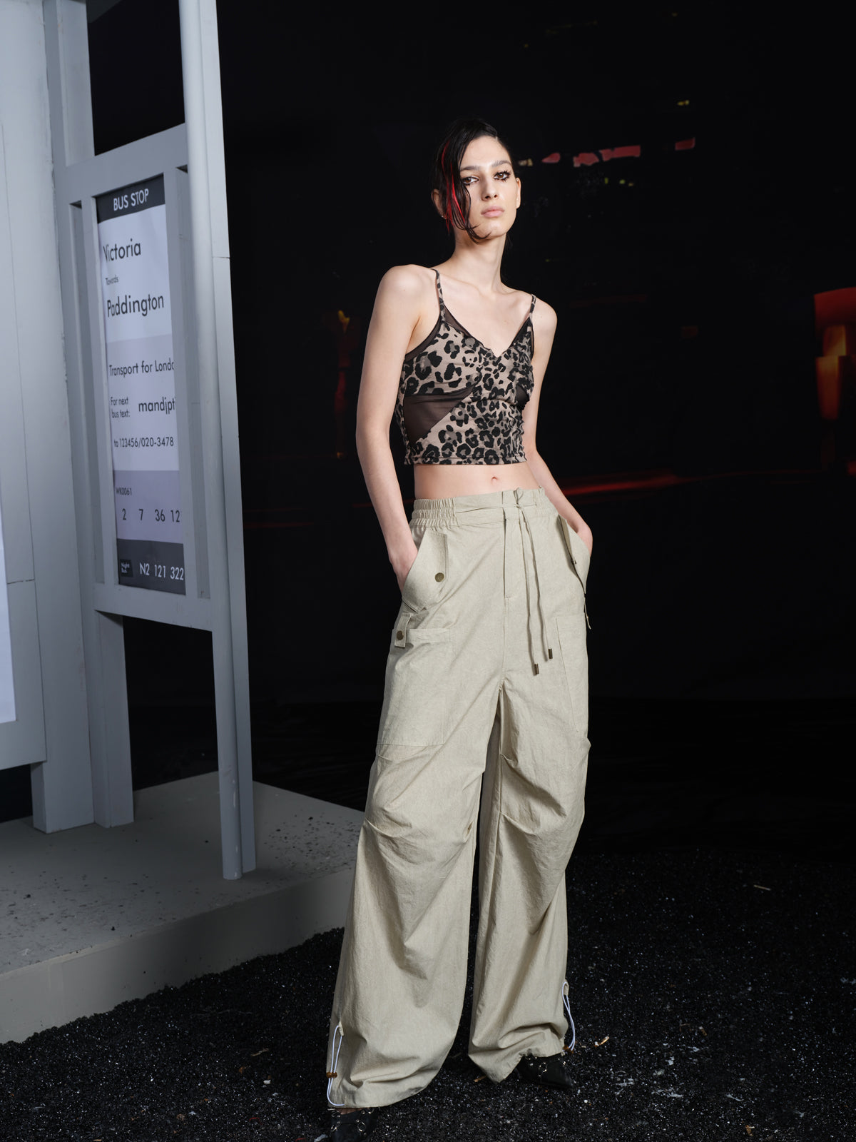 UpdateNN NORTH NODE Wide Leg Parachute Pants With Adjustable Cuffs