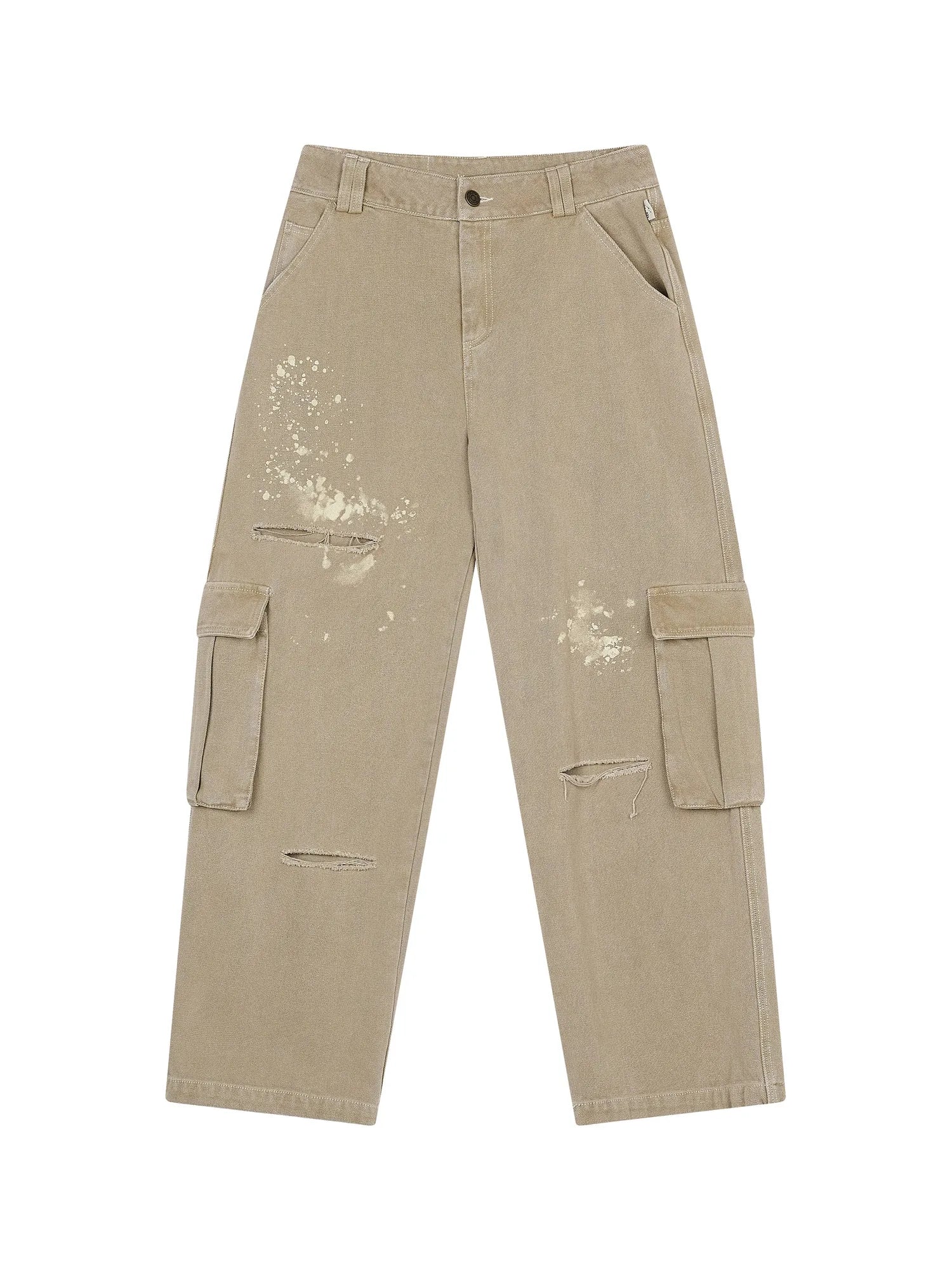 Faded Ink Canvas Cargo Pants