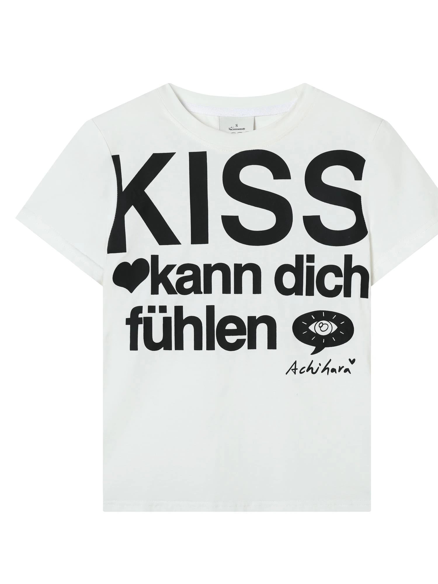 Kiss Fish German Print Slim Fit Tee