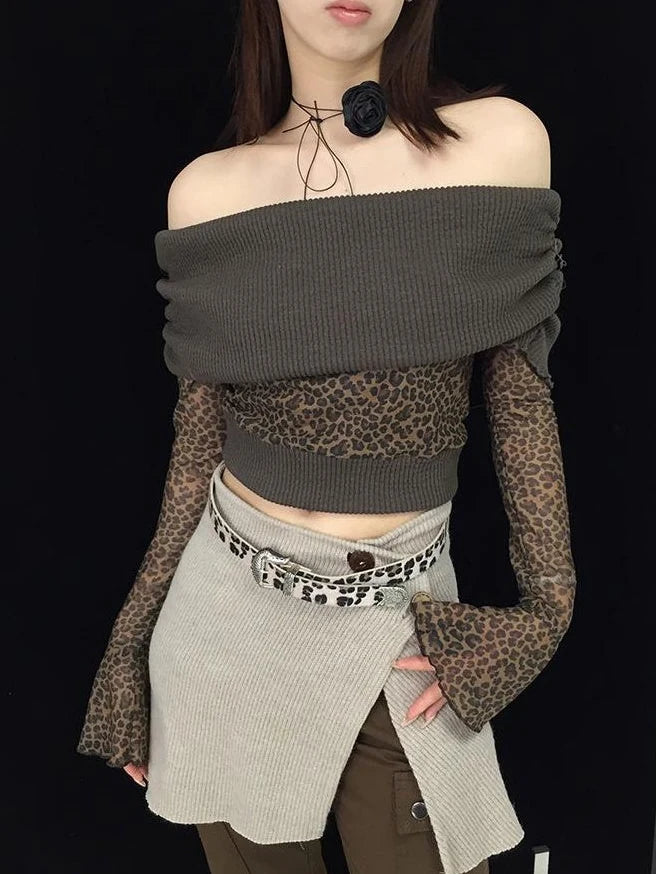 Knitted Beige Stretchy Coconut Button Skirt