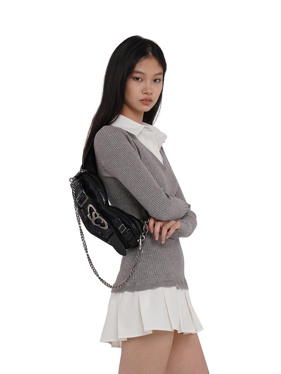 SweetChilling Knitted Shirt With Pleated Skirt Dress