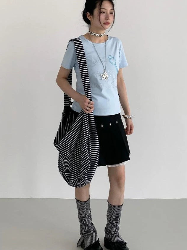 Korean Style Cool-Fit Short Sleeve T-Shirt Women