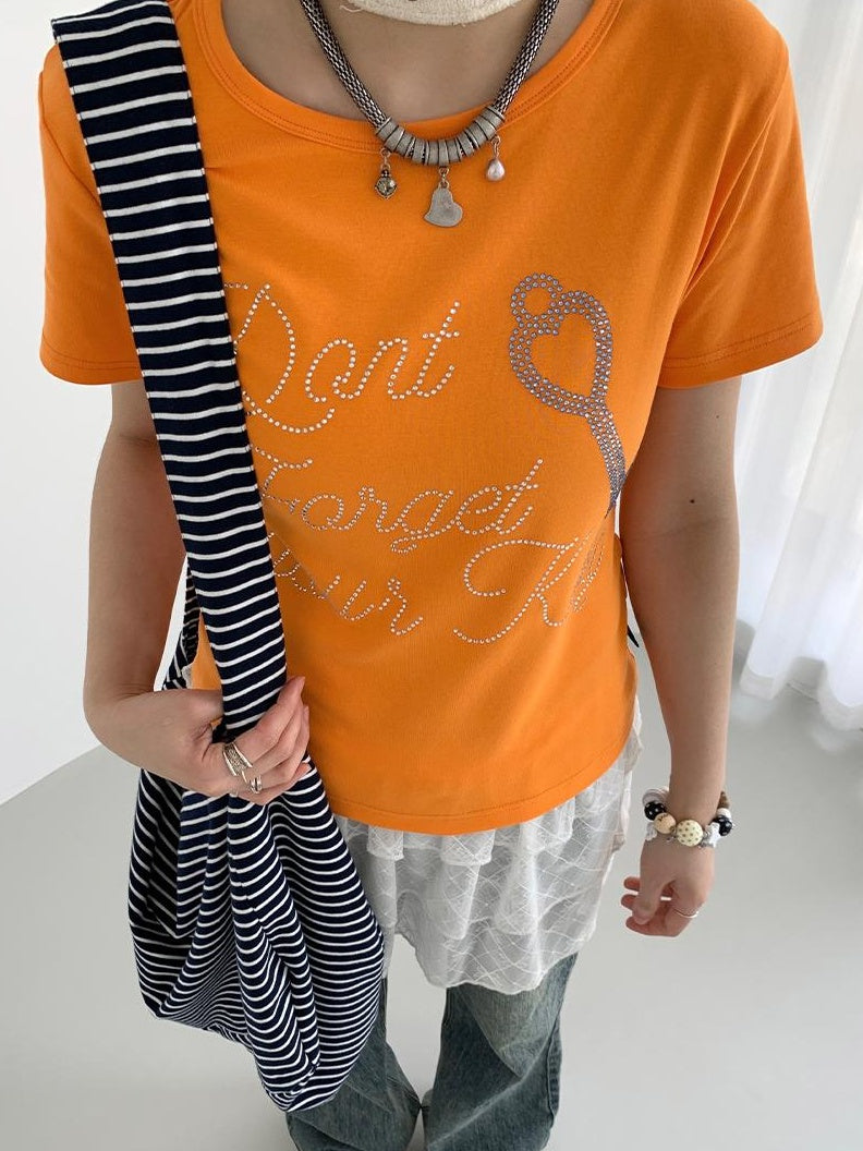 atrandom Korean Style Cool-Fit Short Sleeve T-Shirt Women