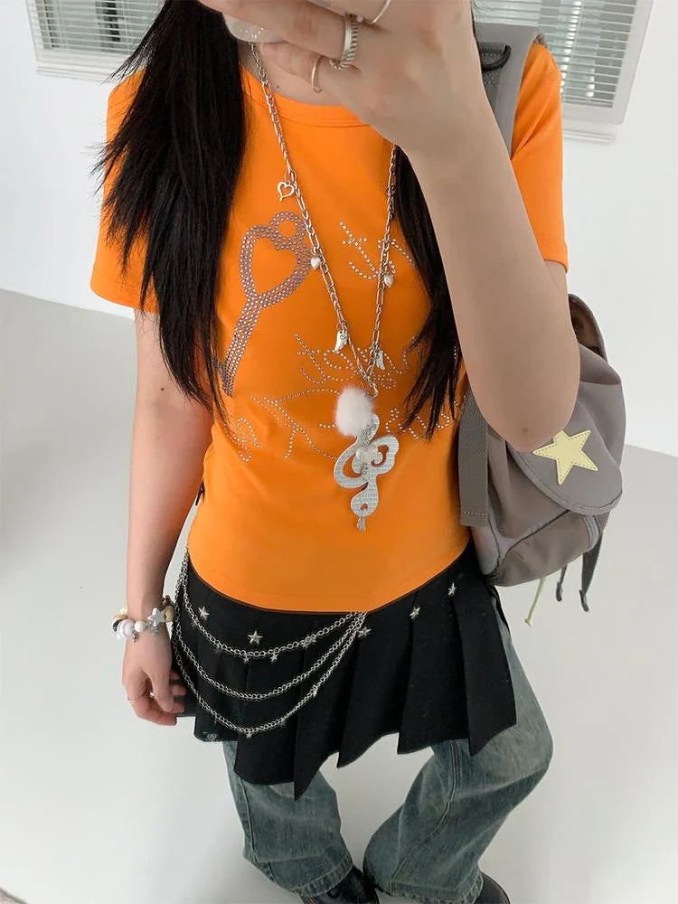 Korean Style Cool-Fit Short Sleeve T-Shirt Women
