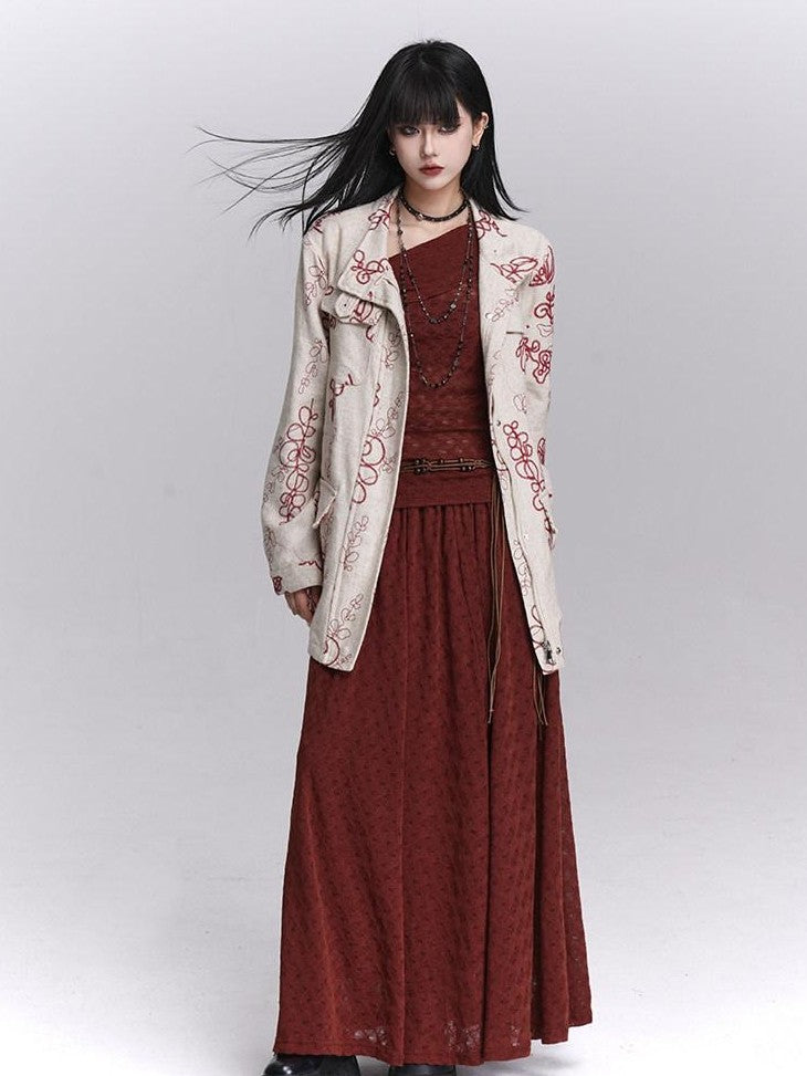 LADYGHOST Asymmetric One Shoulder Long Sleeve Women&